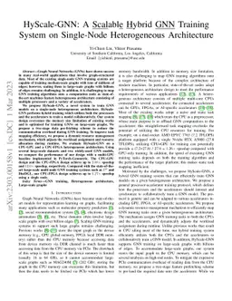 HyScale-GNN: A Scalable Hybrid GNN Training System on Single-Node
  Heterogeneous Architecture