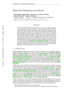Diffusion Probabilistic Fields