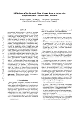 DTW-SiameseNet: Dynamic Time Warped Siamese Network for Mispronunciation
  Detection and Correction