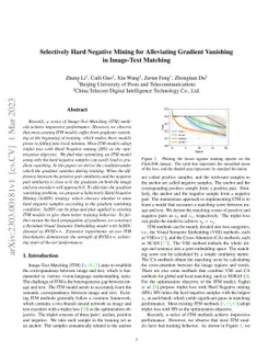 Selectively Hard Negative Mining for Alleviating Gradient Vanishing in
  Image-Text Matching