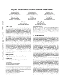 Single-Cell Multimodal Prediction via Transformers