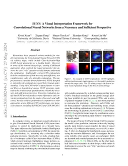 SUNY: A Visual Interpretation Framework for Convolutional Neural
  Networks from a Necessary and Sufficient Perspective