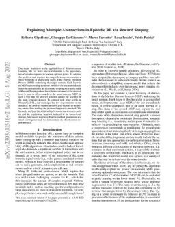 Exploiting Multiple Abstractions in Episodic RL via Reward Shaping