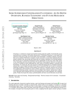 Semi-Supervised Constrained Clustering: An In-Depth Overview, Ranked
  Taxonomy and Future Research Directions