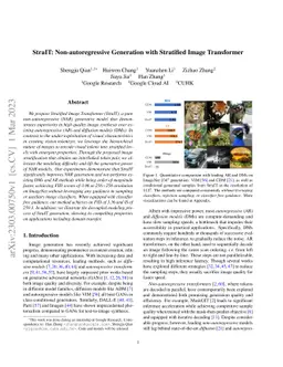StraIT: Non-autoregressive Generation with Stratified Image Transformer