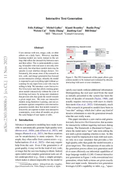 Interactive Text Generation