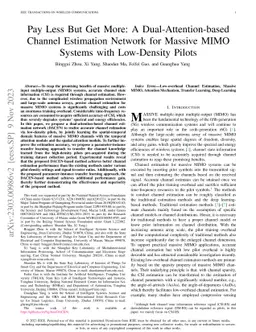 Pay Less But Get More: A Dual-Attention-based Channel Estimation Network
  for Massive MIMO Systems with Low-Density Pilots