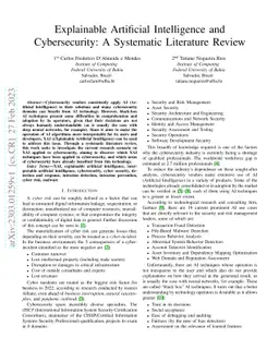 Explainable Artificial Intelligence and Cybersecurity: A Systematic
  Literature Review