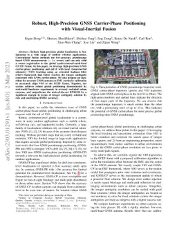 Robust, High-Precision GNSS Carrier-Phase Positioning with
  Visual-Inertial Fusion