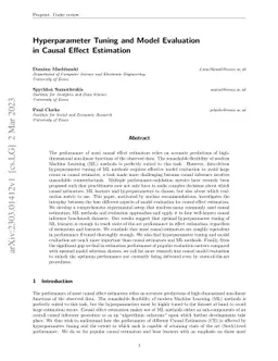 The Challenges of Hyperparameter Tuning for Accurate Causal Effect Estimation