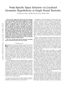 Node-Specific Space Selection via Localized Geometric Hyperbolicity in
  Graph Neural Networks