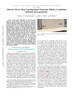 Ultra-low Power Deep Learning-based Monocular Relative Localization
  Onboard Nano-quadrotors