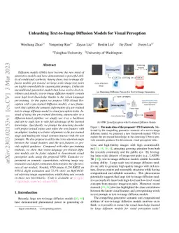 Unleashing Text-to-Image Diffusion Models for Visual Perception