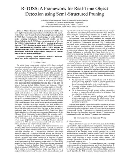 R-TOSS: A Framework for Real-Time Object Detection using Semi-Structured
  Pruning