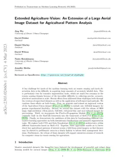Extended Agriculture-Vision: An Extension of a Large Aerial Image
  Dataset for Agricultural Pattern Analysis