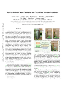 CapDet: Unifying Dense Captioning and Open-World Detection Pretraining