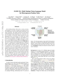 FAME-ViL: Multi-Tasking Vision-Language Model for Heterogeneous Fashion
  Tasks