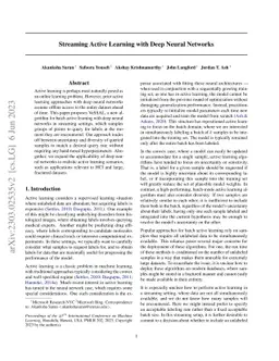 Streaming Active Learning with Deep Neural Networks