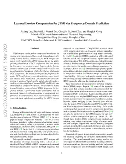 Learned Lossless Compression for JPEG via Frequency-Domain Prediction