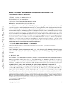 Visual Analytics of Neuron Vulnerability to Adversarial Attacks on
  Convolutional Neural Networks