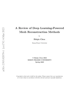 A Review of Deep Learning-Powered Mesh Reconstruction Methods