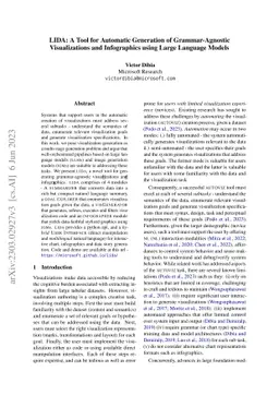 LIDA: A Tool for Automatic Generation of Grammar-Agnostic Visualizations
  and Infographics using Large Language Models