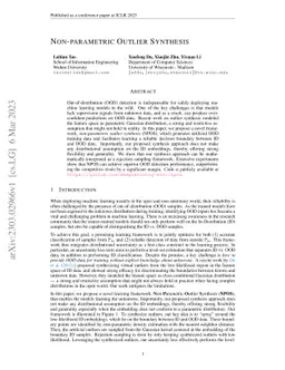 Non-Parametric Outlier Synthesis