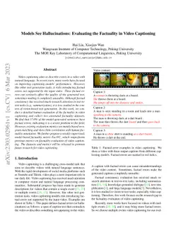 Models See Hallucinations: Evaluating the Factuality in Video Captioning