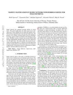 MABNet: Master Assistant Buddy Network with Hybrid Learning for Image
  Retrieval