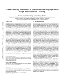 SUREL+: Moving from Walks to Sets for Scalable Subgraph-based Graph
  Representation Learning