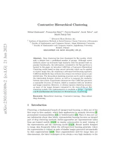 Contrastive Hierarchical Clustering