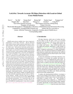 LoGoNet: Towards Accurate 3D Object Detection with Local-to-Global
  Cross-Modal Fusion
