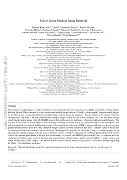 Sketch-based Medical Image Retrieval