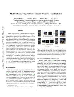 MOSO: Decomposing MOtion, Scene and Object for Video Prediction