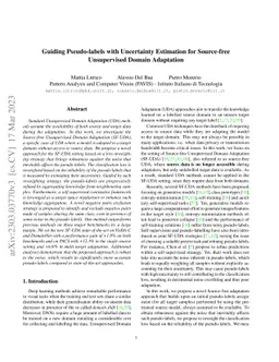 Guiding Pseudo-labels with Uncertainty Estimation for Source-free
  Unsupervised Domain Adaptation