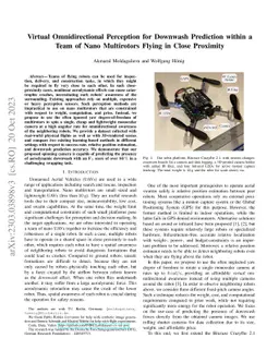 Virtual Omnidirectional Perception for Downwash Prediction within a Team
  of Nano Multirotors Flying in Close Proximity