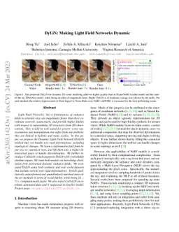 DyLiN: Making Light Field Networks Dynamic