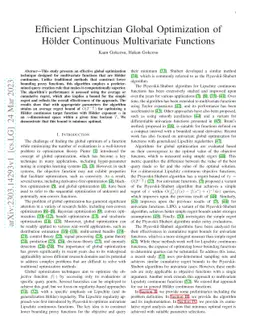 Efficient Lipschitzian Global Optimization of Hölder Continuous
  Multivariate Functions