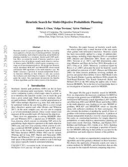 Heuristic Search for Multi-Objective Probabilistic Planning