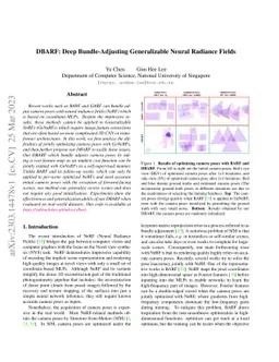 DBARF: Deep Bundle-Adjusting Generalizable Neural Radiance Fields