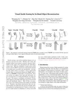 Visual-Tactile Sensing for In-Hand Object Reconstruction