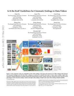 Is It the End? Guidelines for Cinematic Endings in Data Videos