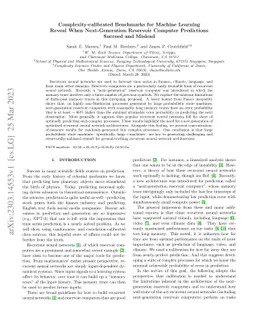 Complexity-calibrated Benchmarks for Machine Learning Reveal When
  Next-Generation Reservoir Computer Predictions Succeed and Mislead