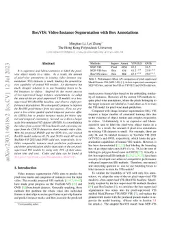BoxVIS: Video Instance Segmentation with Box Annotations