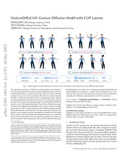 GestureDiffuCLIP: Gesture Diffusion Model with CLIP Latents