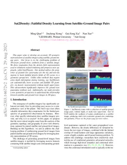 Sat2Density: Faithful Density Learning from Satellite-Ground Image Pairs