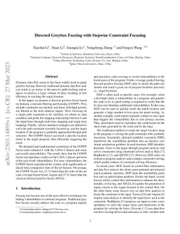 Directed Greybox Fuzzing with Stepwise Constraint Focusing