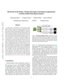 The Devil is in the Points: Weakly Semi-Supervised Instance Segmentation
  via Point-Guided Mask Representation