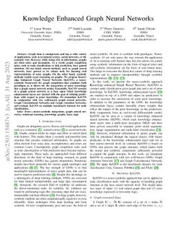 Knowledge Enhanced Graph Neural Networks for Graph Completion