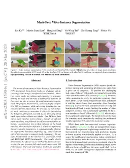 Mask-Free Video Instance Segmentation